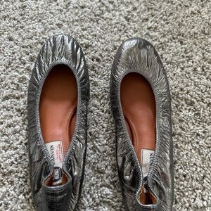 Valentino Silver Women's ShoesDesigner ballet flats